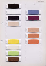 T&Tシフォン　ジョーゼットのカラーカード