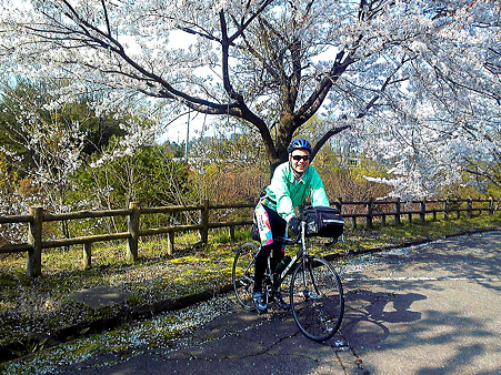 福井県大野市から富山県小矢部市までサイクリング